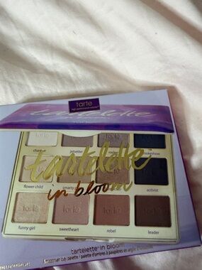 tarte Tartelette in Bloom Eyeshadow Palette - Purple & Gold Packaging